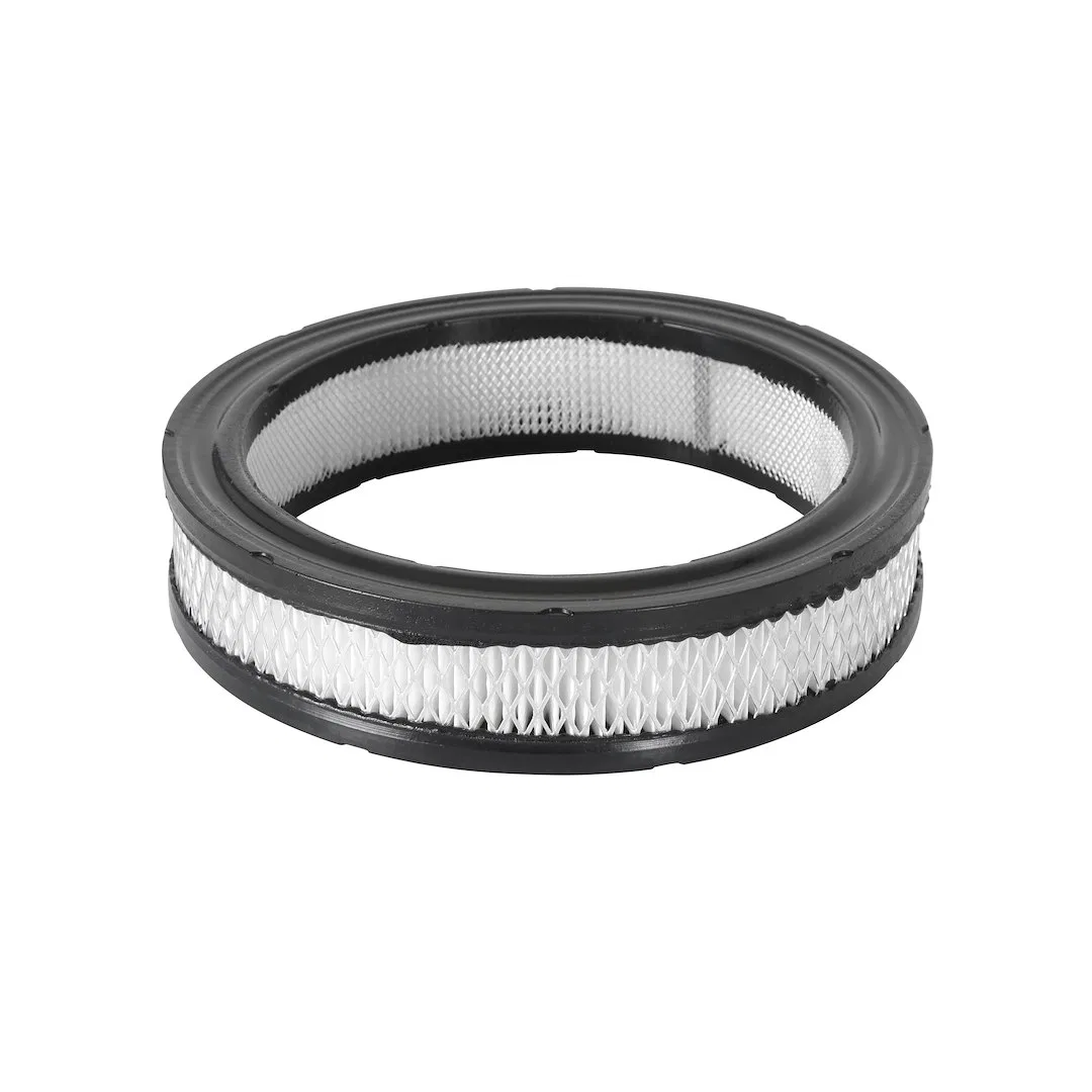 1487A – MR GASKET Air Filter, White Paper Element Round 9 Inch Outside Diameter x 2 Inch Height